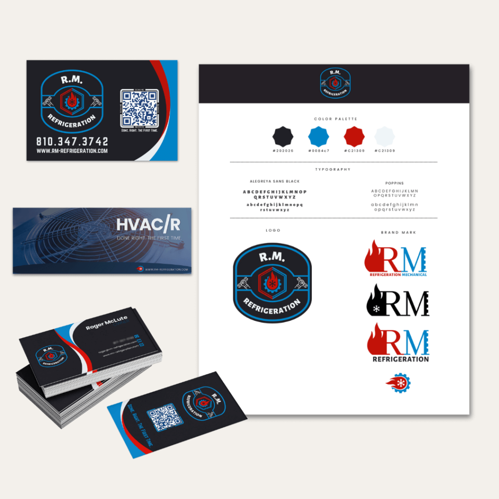 Brand Kit Identity for HVAC company